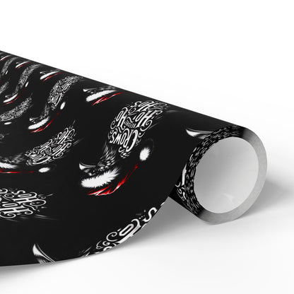Hoe Hoe Hoe Ravens Christmas Gift Wrapping Paper