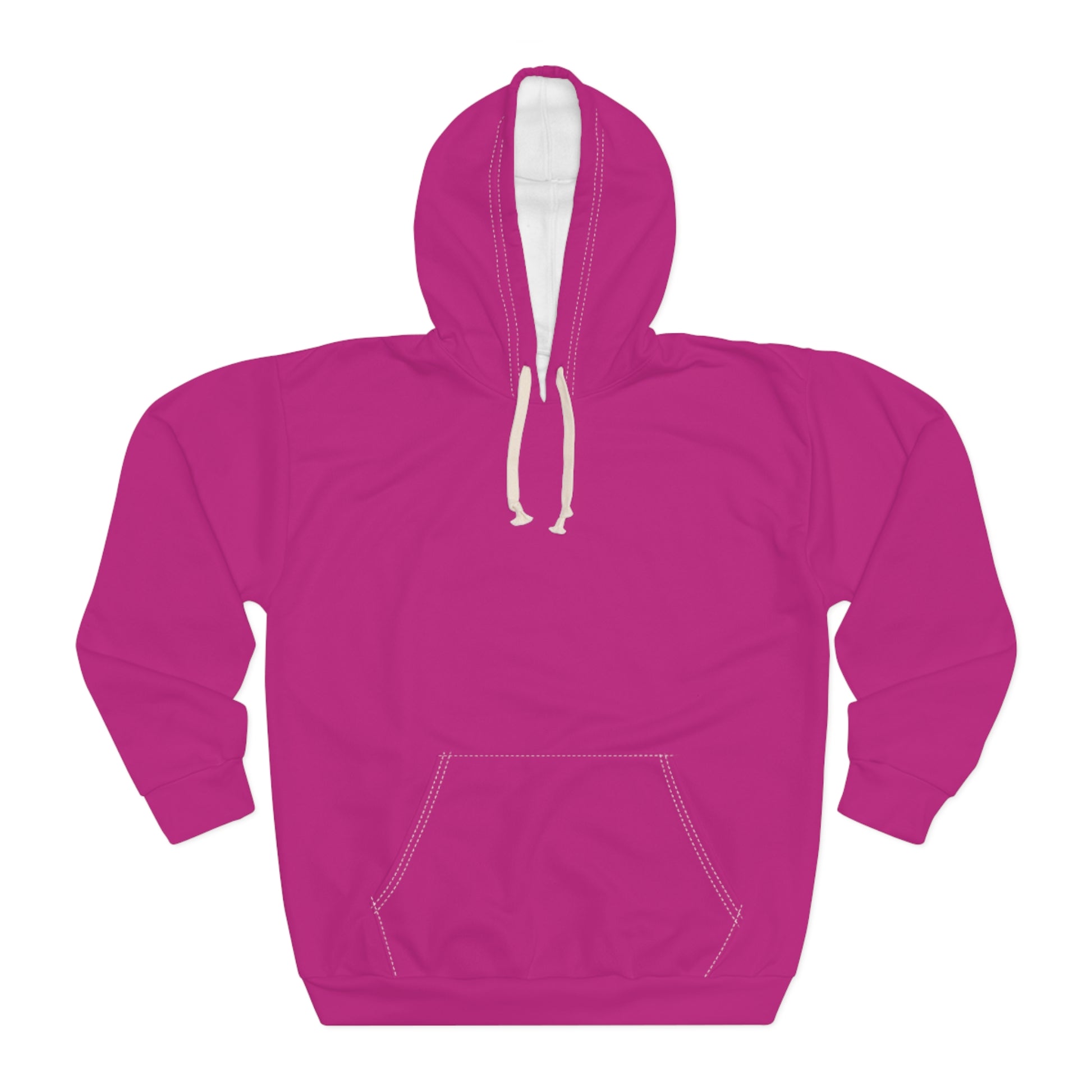 Pink hoodie on a white background