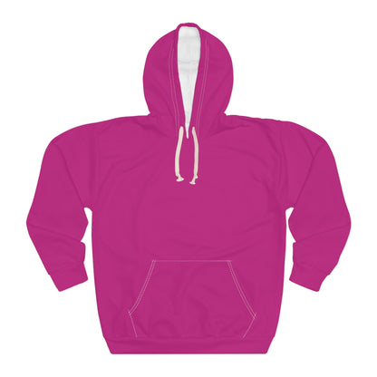Pink hoodie on a white background