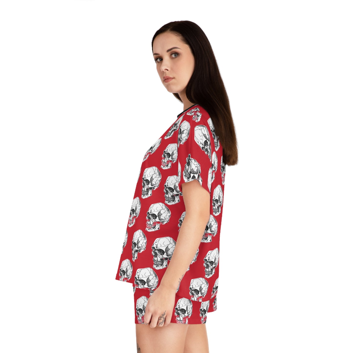 Rebel Skull Relaxed Women's Pajama Set