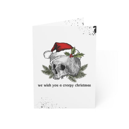 Creepy Christmas Greeting Cards — 10-Pack Spooky Holiday Cards