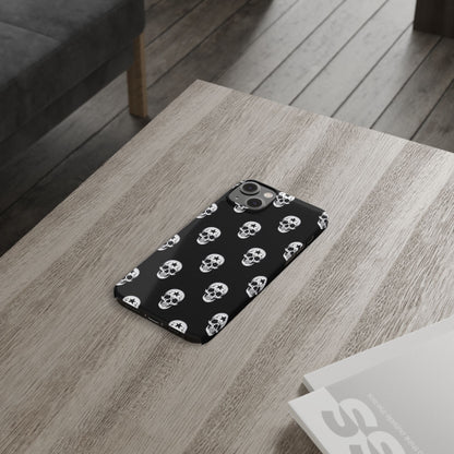 Funda para teléfono con calaveras rebeldes