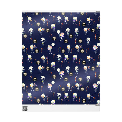 Skulls & Ghouls Christmas Wrapping Paper