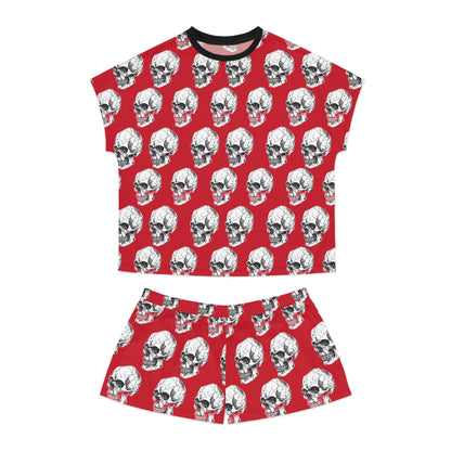 Conjunto de ropa de estar por casa con calavera rebelde