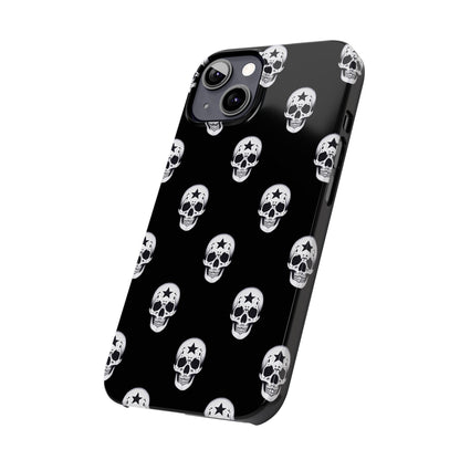 Funda para teléfono con calaveras rebeldes