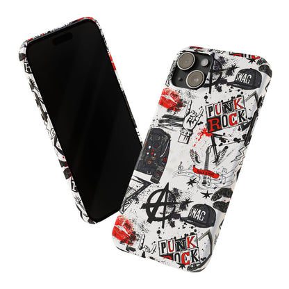 Funda de teléfono punk rock