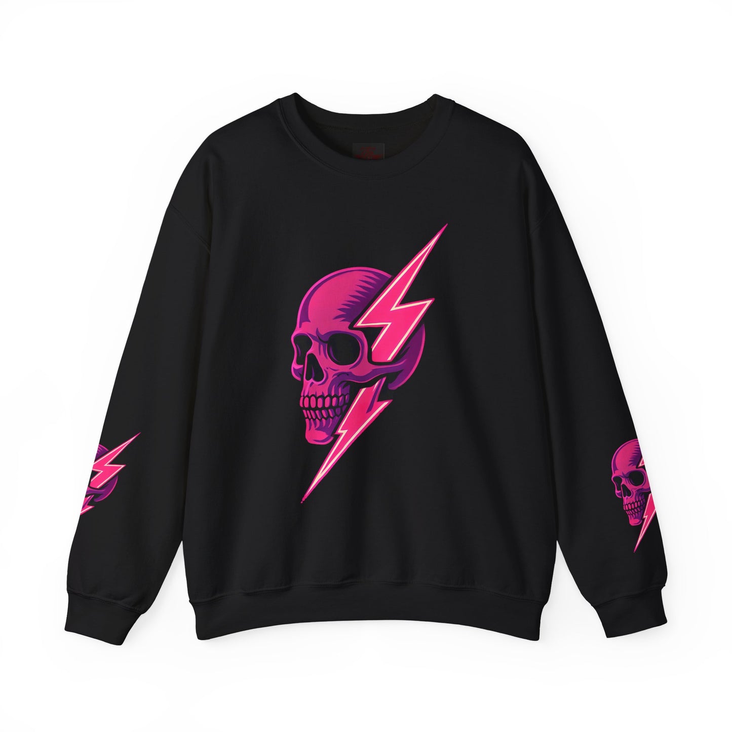 Edgy Skull & Lightning Sweatshirt