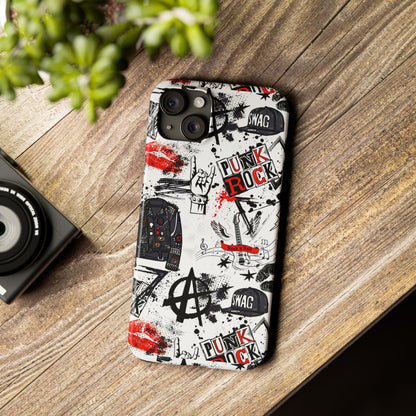 Funda de teléfono punk rock