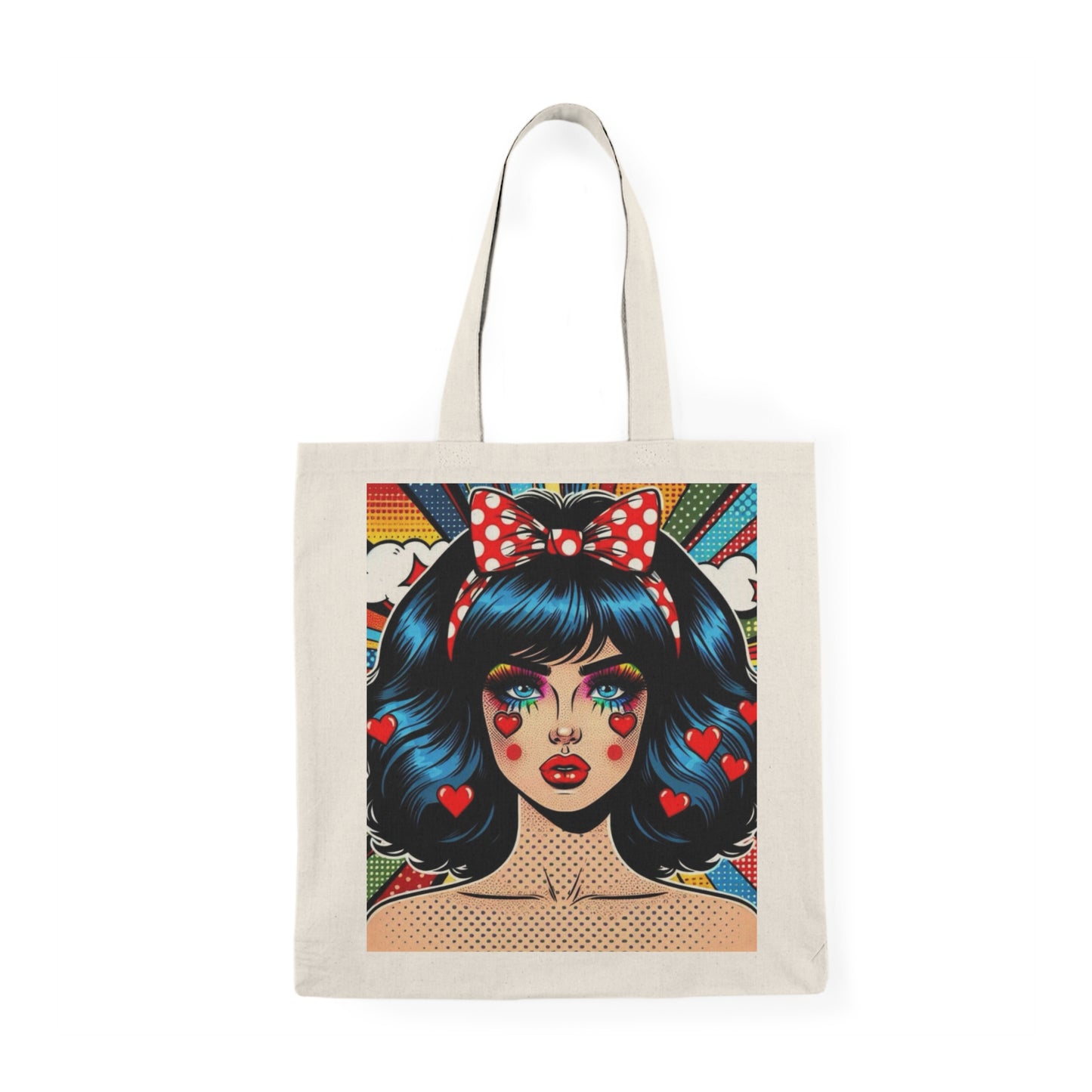 Cherry Soda Collection | Natural Tote Bag | Style 4