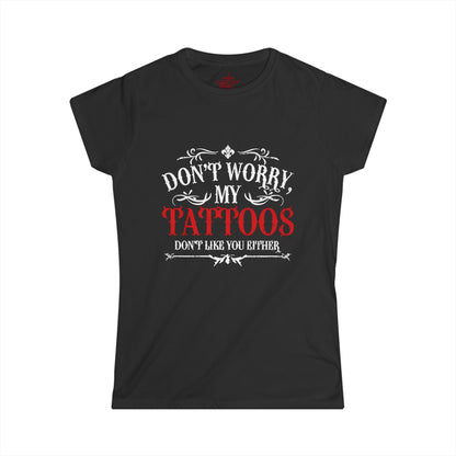 Camiseta gráfica "Mis tatuajes son mejores que los tuyos"