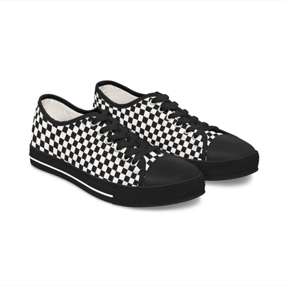 Retro Checkered Low Top Sneakers