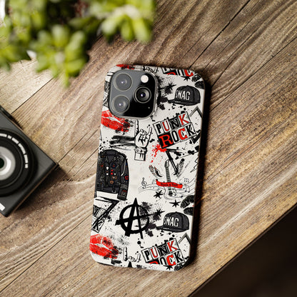 Funda de teléfono punk rock