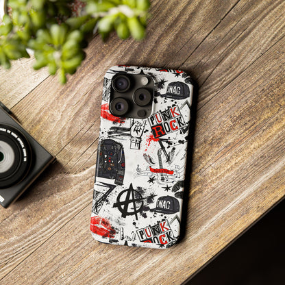 Funda de teléfono punk rock
