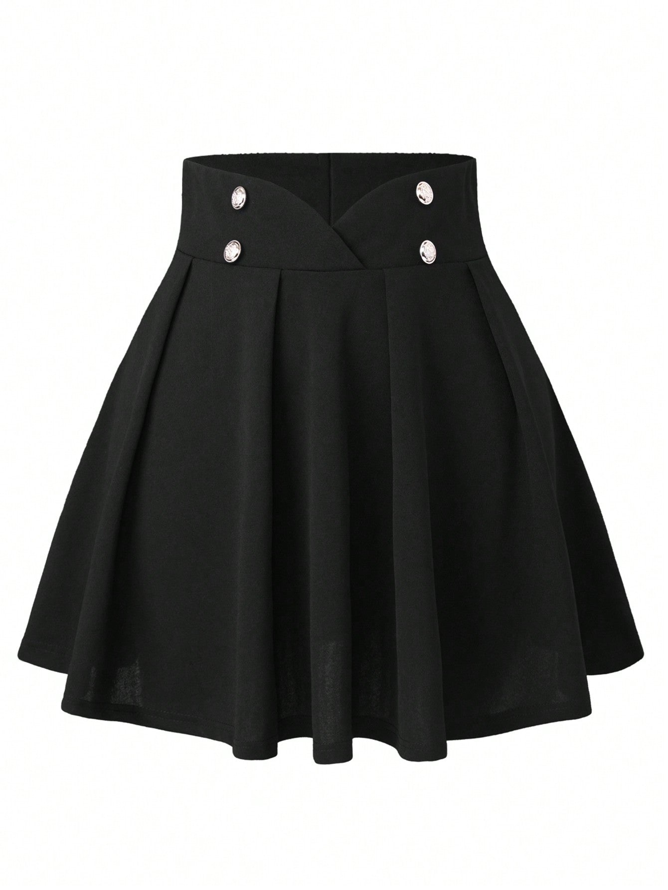 Gothic pleated mini skirt in dark design - alternative fashion featuring sweet-meets-dark style with inclusive sizing S-5XL