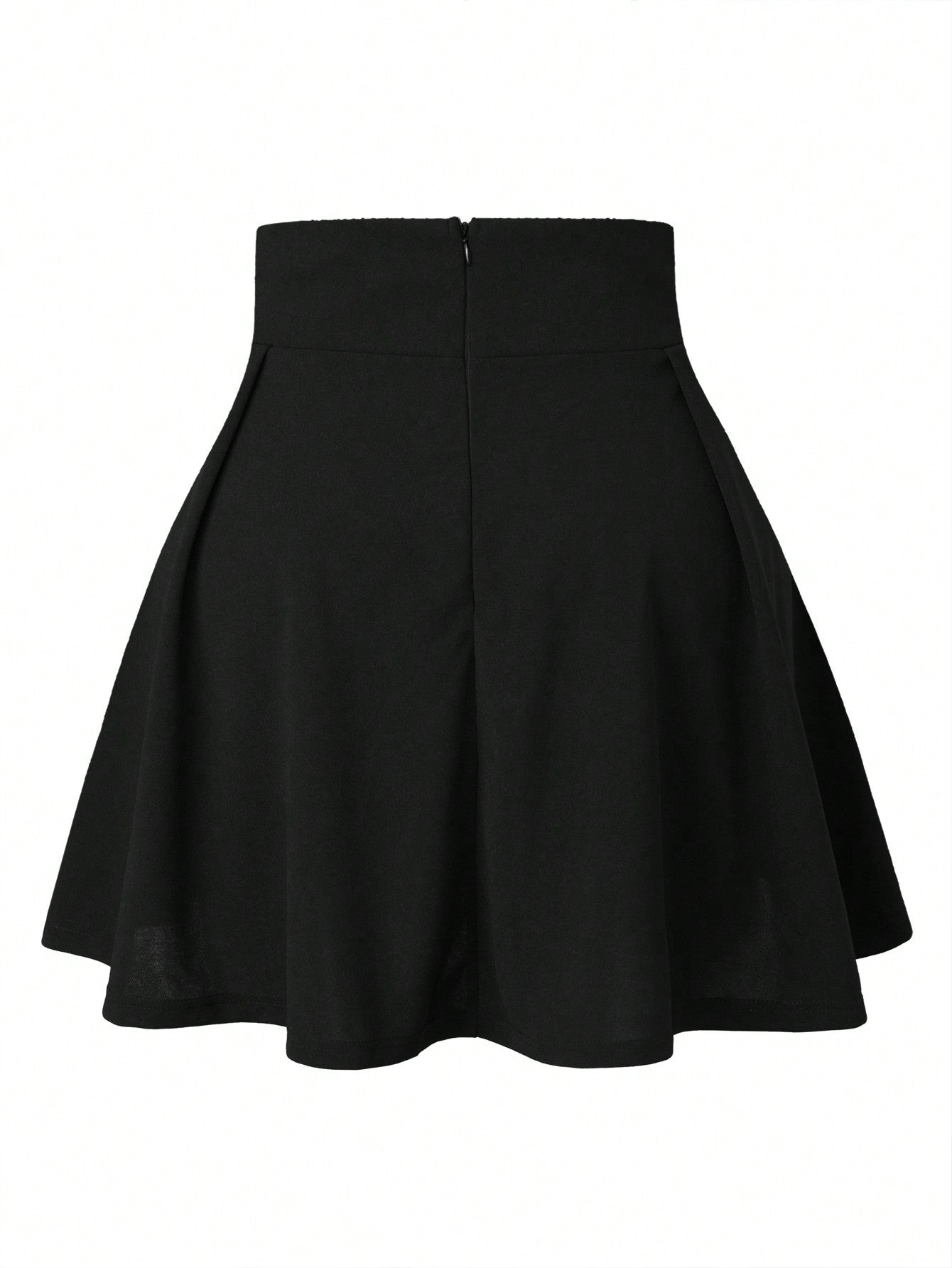 Gothic pleated mini skirt in dark design - alternative fashion featuring sweet-meets-dark style with inclusive sizing S-5XL