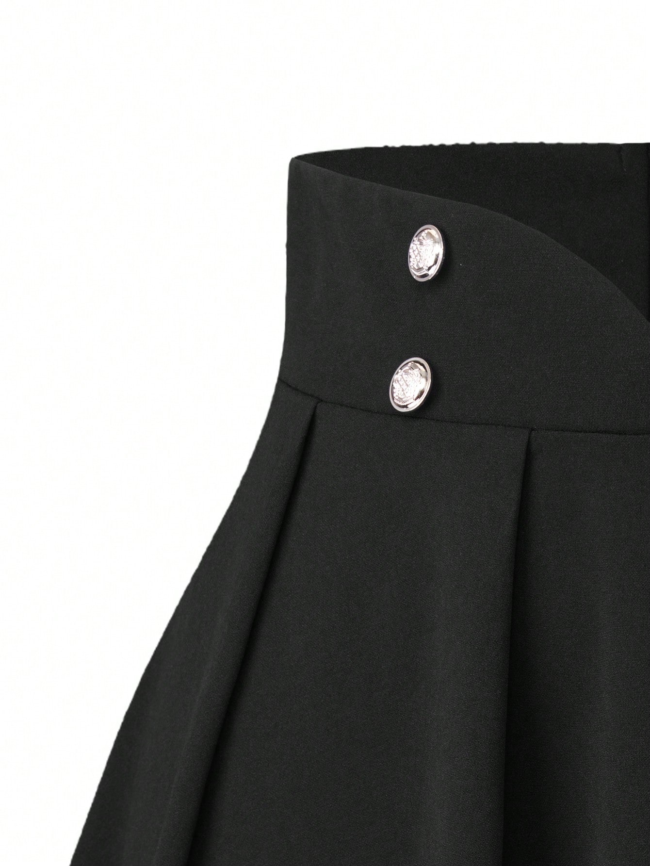 Gothic pleated mini skirt in dark design - alternative fashion featuring sweet-meets-dark style with inclusive sizing S-5XL