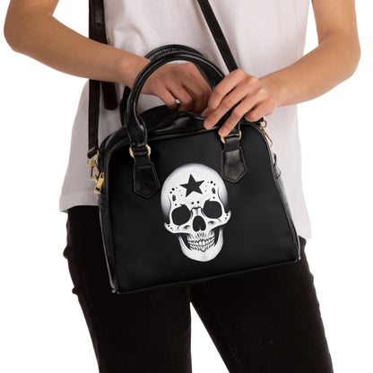 Rascal gothic handbag with edgy gothic motif
Alternative fashion gothic purse with rebellious design
Edgy punk rock handbag with structured silhouette
