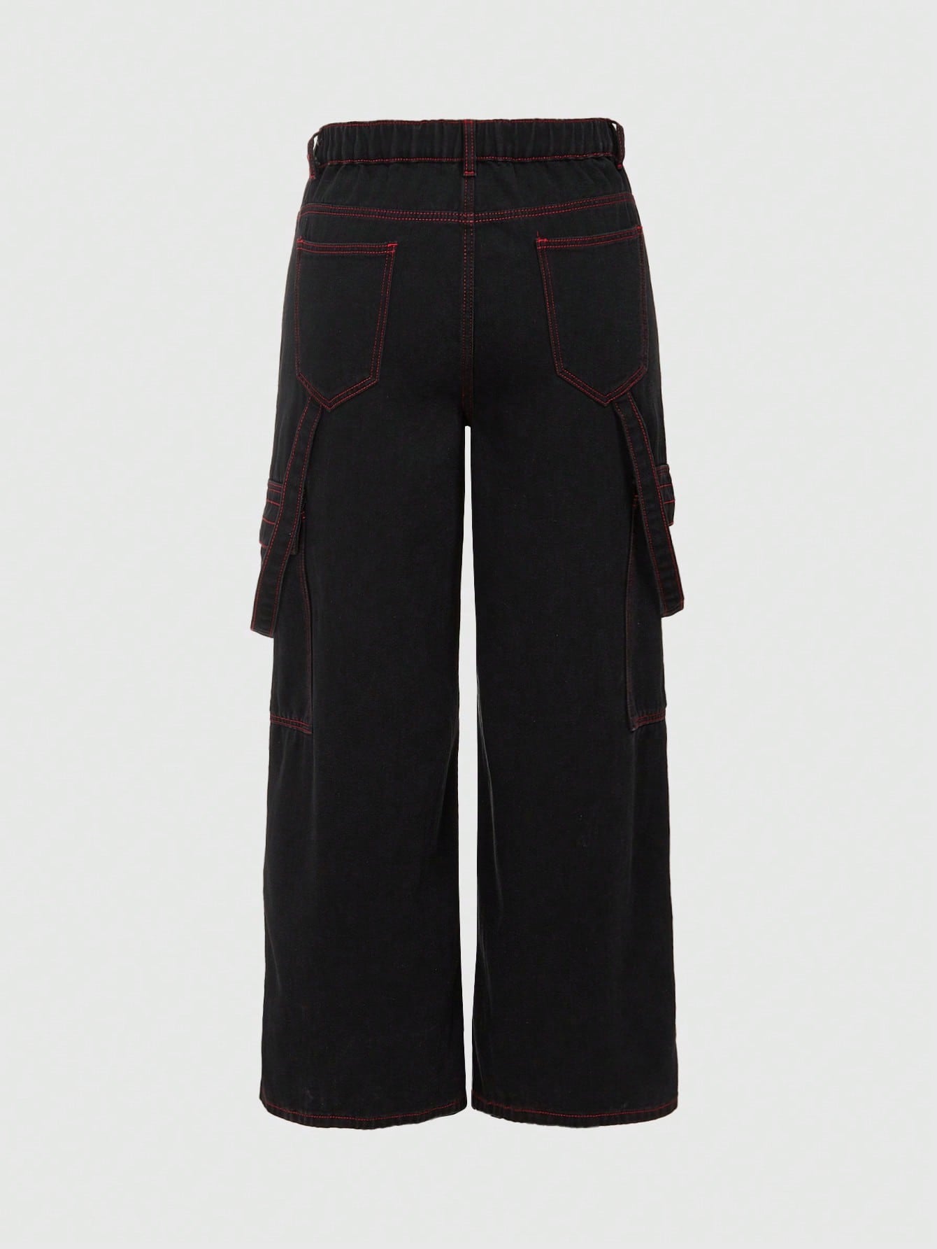 Grunge punk boyfriend jeans - alternative denim featuring comfortable straight leg and inclusive sizing S-5XL
