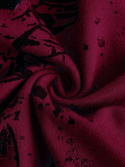 Red and black gothic skull t-shirt with crowned skull graphic

Alternative off shoulder fashion t-shirt with gothic skull design