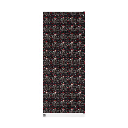 Gothic Holiday Christmas Gift Wrapping Paper