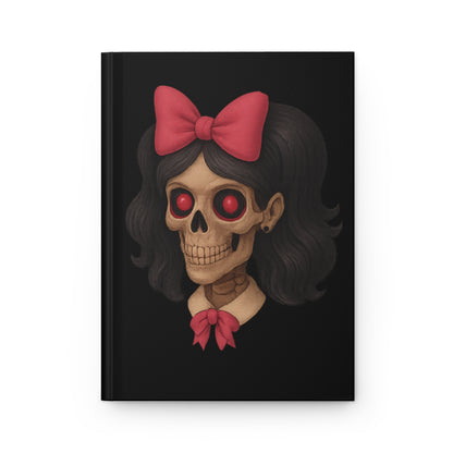 Boneflower hardcover gothic journal with skull-maiden illustration

Alternative fashion gothic notebook with haunting skull art

Edgy punk rock journal for writing, sketching, and daily chaos

