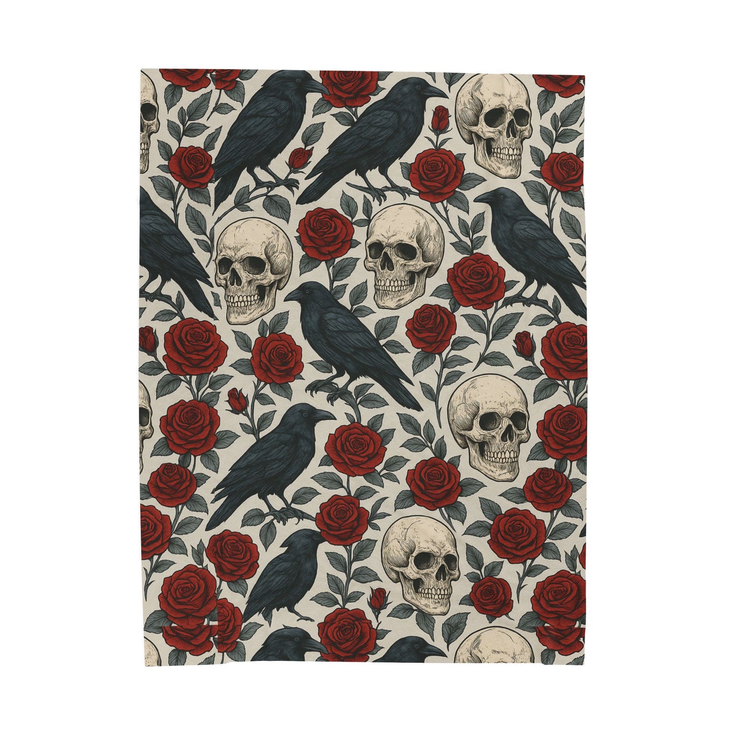 Gothic skull rose fleece blanket

Alternative fashion skull and rose throw blanket
