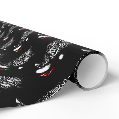 Hoe Hoe Hoe Ravens Christmas Gift Wrapping Paper