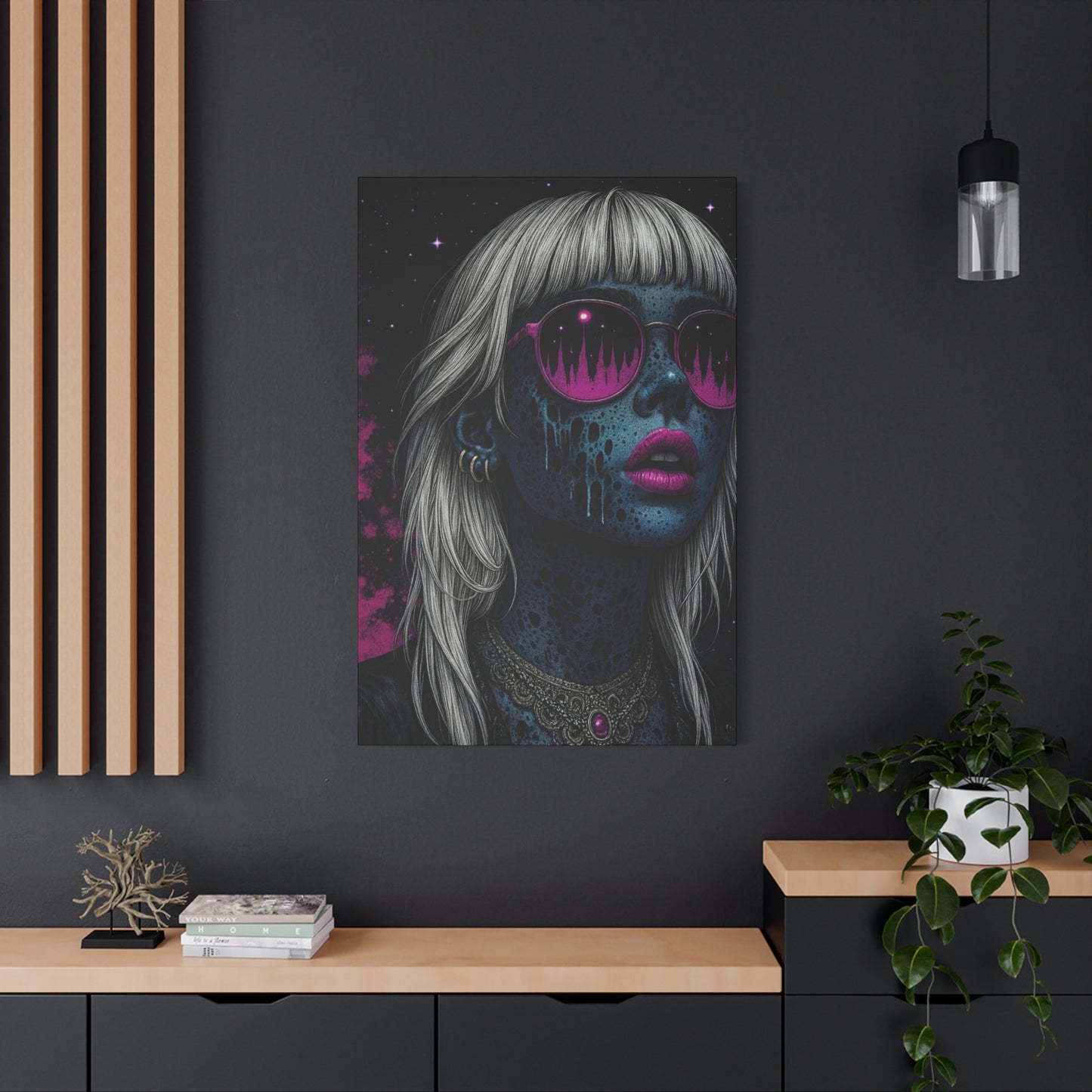 Neon Wonder Matte Canvas Wall Art (Stretched 1.25")