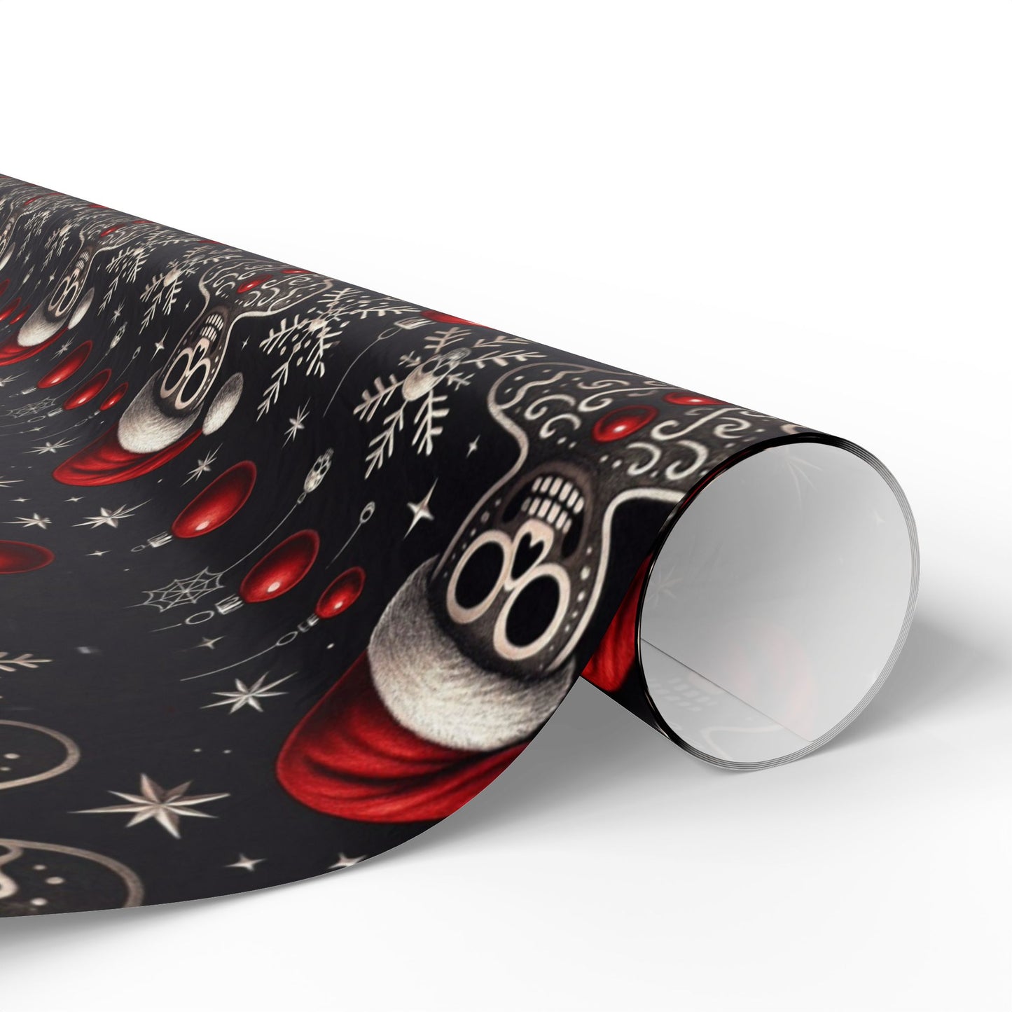 Gothic Holiday Christmas Gift Wrapping Paper
