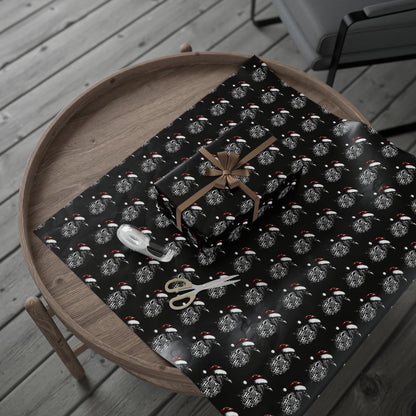 Hoe Hoe Hoe Ravens Christmas Gift Wrapping Paper