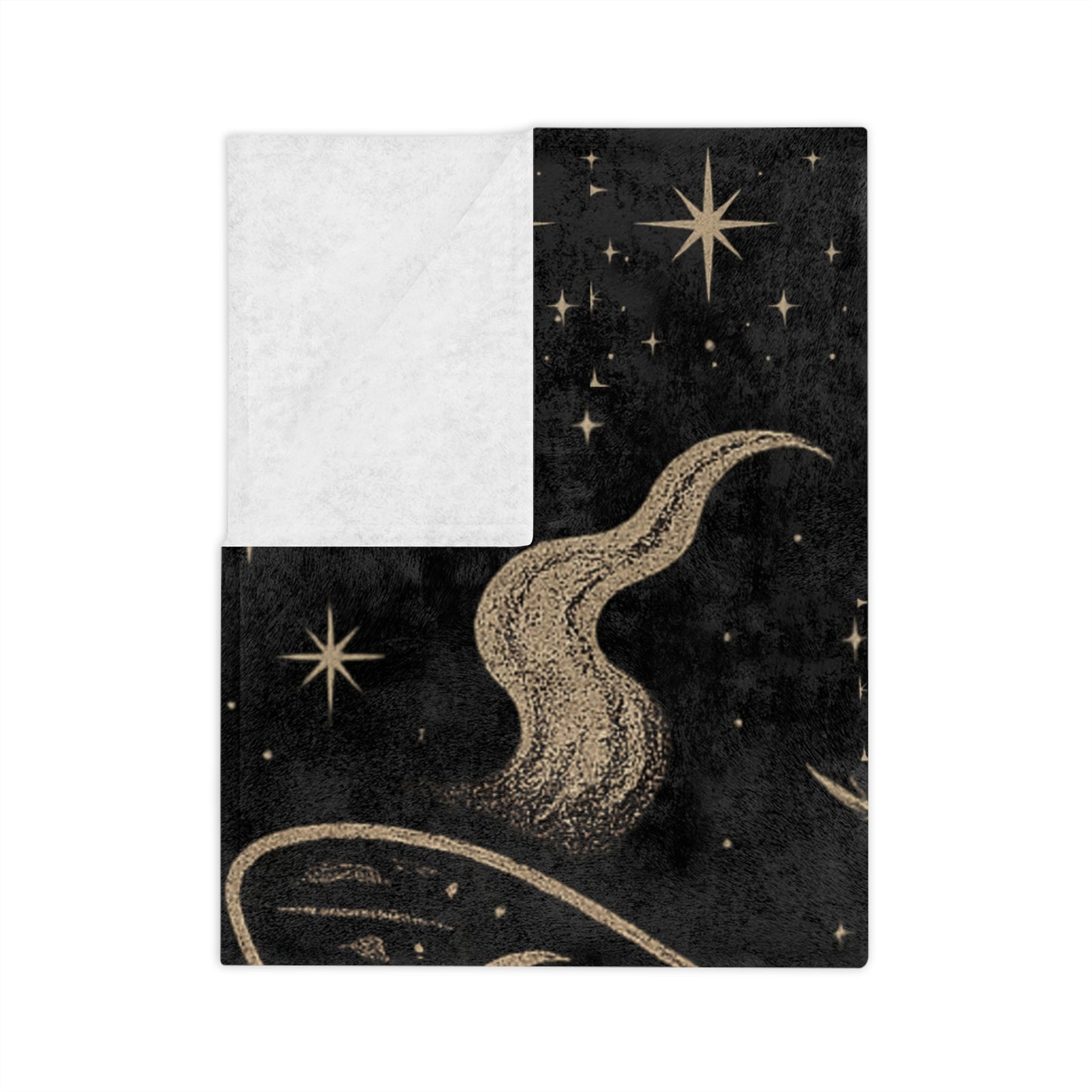 Ghost Moth Dreams Velveteen Blanket
