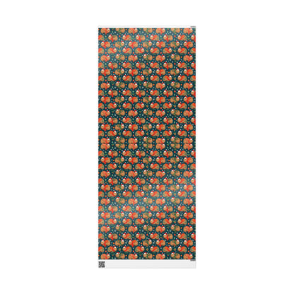 Christmas Capybara Wrapping Paper — Blue Holiday Animal Gift Wrap