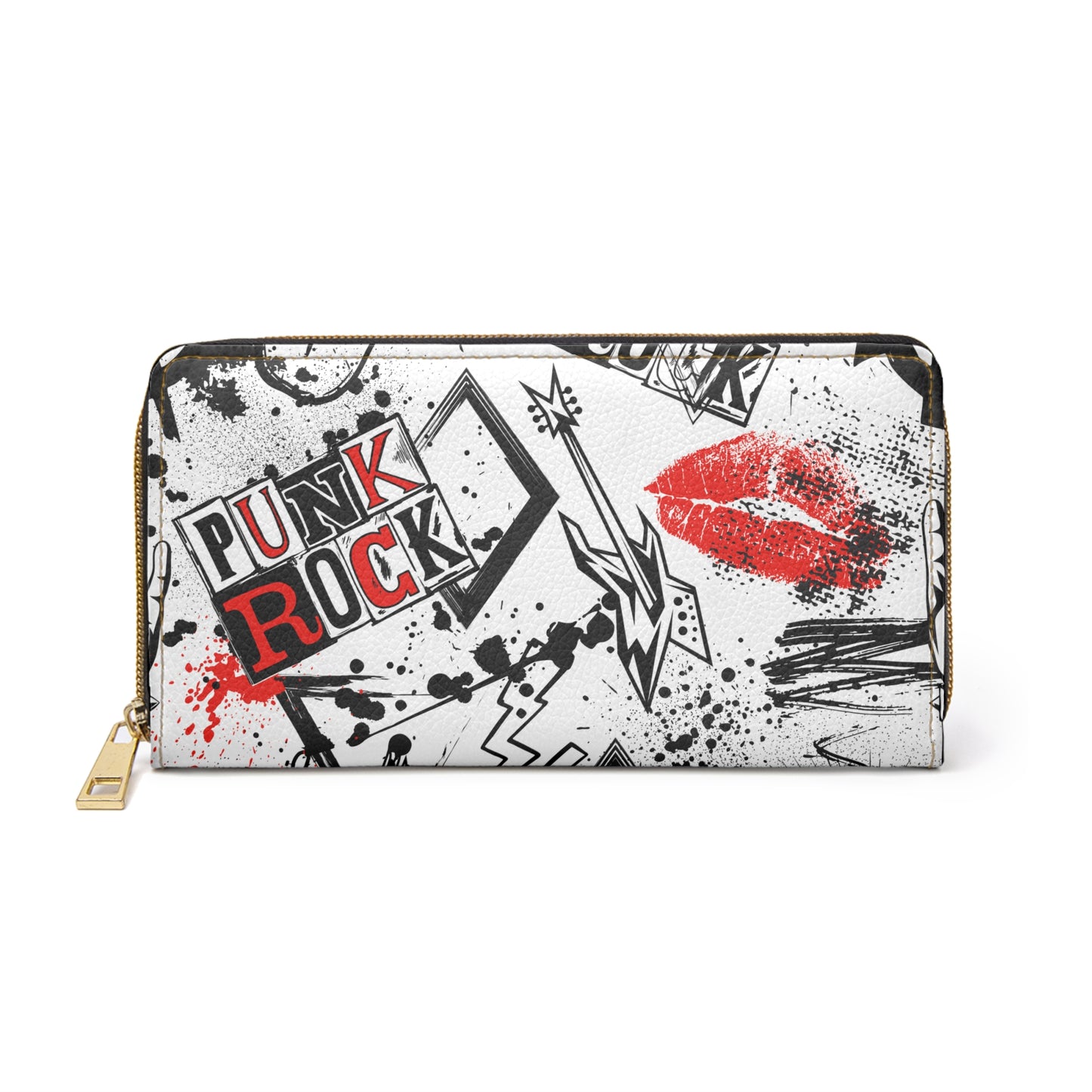 Punk Rock Zipper Wallet