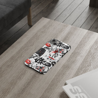 Funda de teléfono punk rock