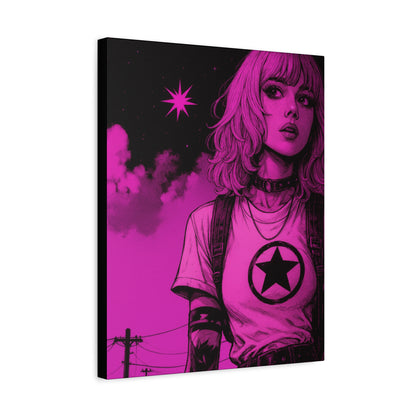 Unclued Neon Matte Canvas Wall Art — Stretched 1.25"