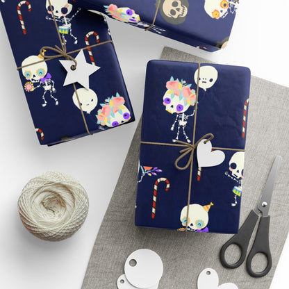 Skulls & Ghouls Christmas Wrapping Paper