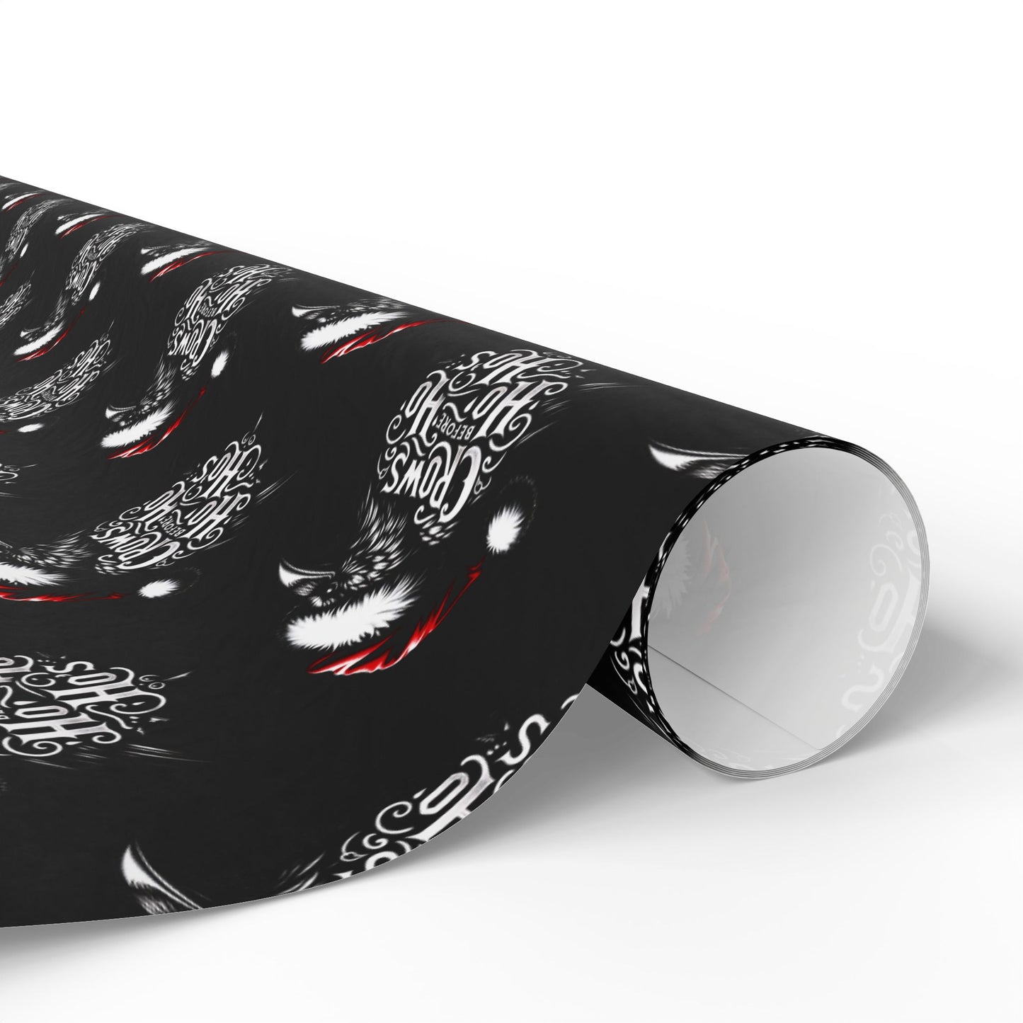 Hoe Hoe Hoe Ravens Christmas Gift Wrapping Paper