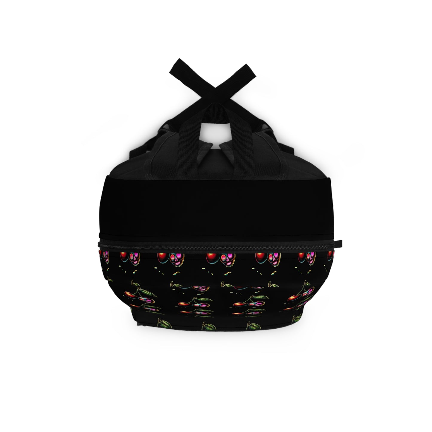 Cherry skull backpack - alternative fashion accessory featuring playful punk design and practical storage