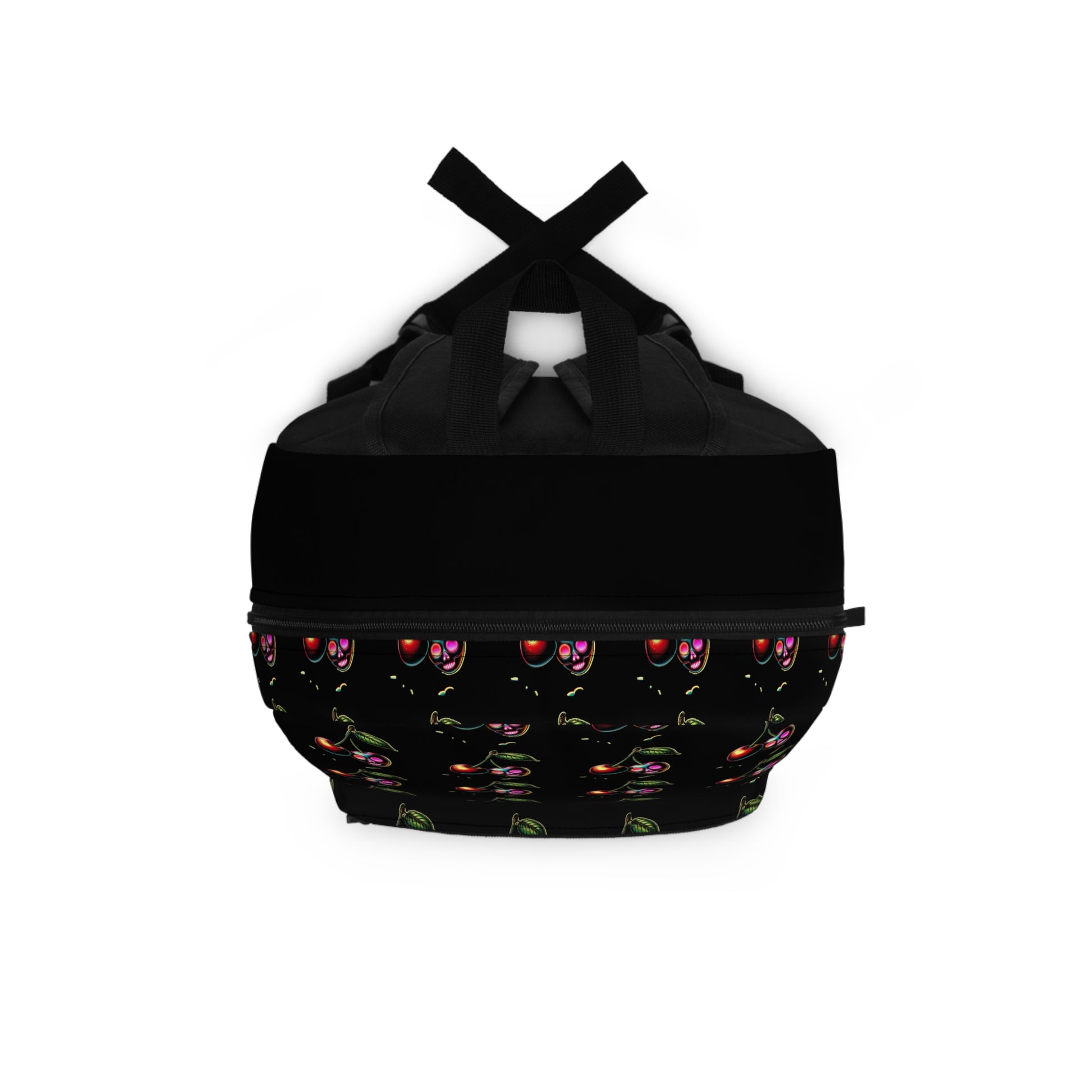Cherry skull backpack - alternative fashion accessory featuring playful punk design and practical storage