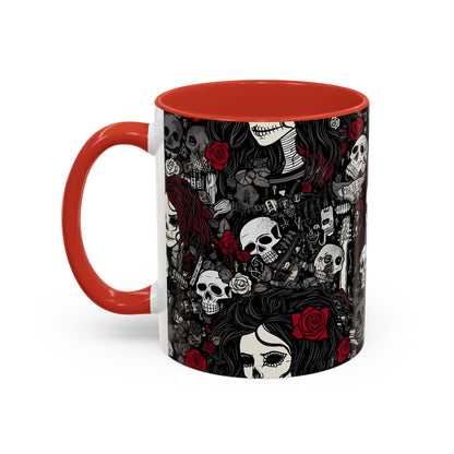 Taza de café con acento punk (11 y 15 oz) 