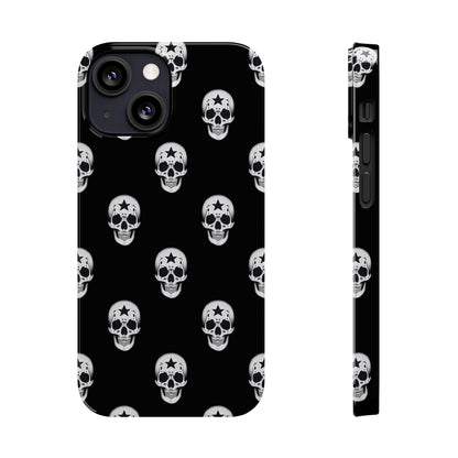 Funda para teléfono con calaveras rebeldes
