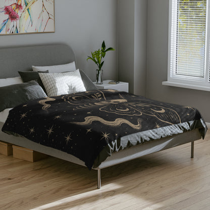 Manta de terciopelo Ghost Moth Dreams