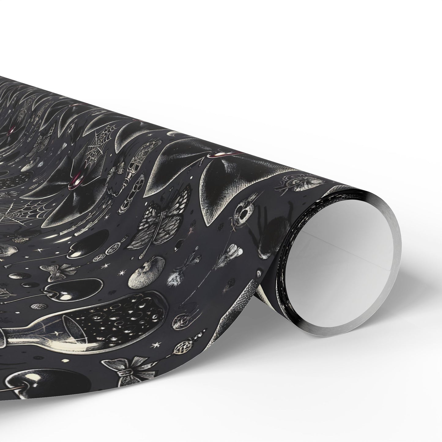 Bows, Bells and Remedy Gothic Holiday Wrapping Paper