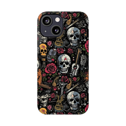 Funda para teléfono Pink Rock N Rose