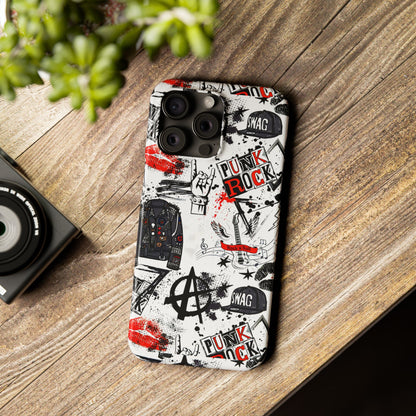 Funda de teléfono punk rock