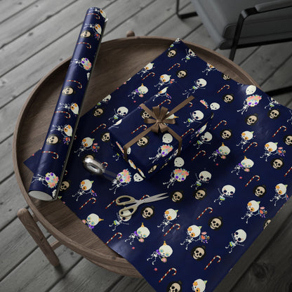 Skulls & Ghouls Christmas Wrapping Paper