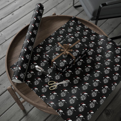 Hoe Hoe Hoe Ravens Christmas Gift Wrapping Paper