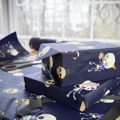 Skulls & Ghouls Christmas Wrapping Paper