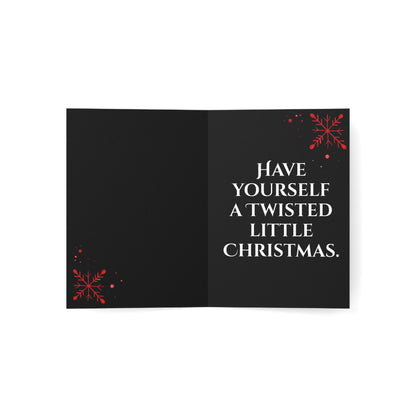 Twisted Little Christmas Greeting Cards - 10 Pack
