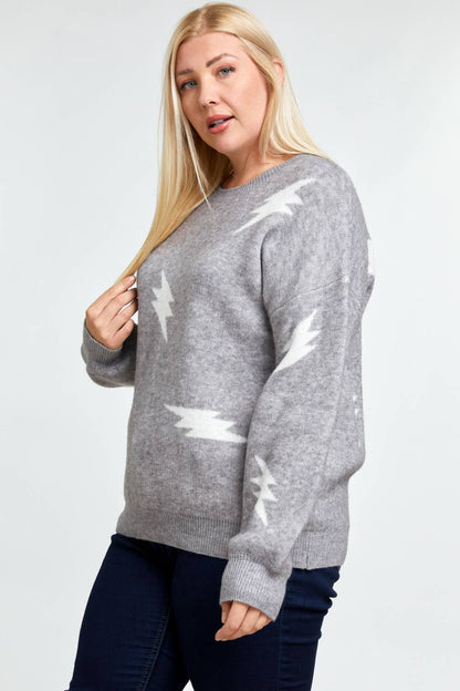 Suéter de punto extragrande Shadowloom